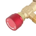 thumbnail image 1 of Fafeicy Brass Stream Control Valve, R410A Refrigerant Charging Hose Valve Brass Construction for HVAC Professionals, 1 of 7