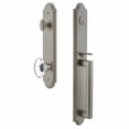 thumbnail image 3 of Grandeur Arcdgrpro_Eset_238 Arc Solid Brass Rose Keyed Entry Single Cylinder Full Plate, 3 of 5
