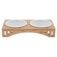 thumbnail image 2 of Cuenco de comida y agua para perros y gatos Yuyangstore soporte de Mesa doble, 2 of 8