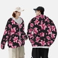 thumbnail image 6 of Haiem Lilies Flowers UPF 50+ Fishing Shirts for Men Long Sleeve UV Sun Protection Hoodie Non-Mask Outdoor Hiking Shirts, 6 of 9