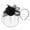 Black, variant on Womens Headbands Fashion Casual Cute Flower Mesh Hair Clip for Tea Party Wedding Cocktail and Church Hair Accessory Daily Wear Red,Under $3