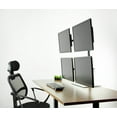 thumbnail image 3 of VIVO Quad Monitor Desk Stand Mount Freestanding Glass Base | 4 Screens up to 27", 3 of 6