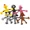 One Discounted Toy - Random Color, variant on Durable Dog Toys Nylon with Rope Skeleton and Squeaker 15" Long Cute Animals (One Discounted Toy - Random Color)