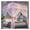 Pink, variant on 4 Corners Post Bed Curtain Canopy,3 Opening Mosquitos Net,Sheer Mesh Canopies Drapes Room Decor for Bedroom