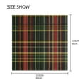 thumbnail image 2 of Red and Green Tartan Plaid Women's Fashion Soft Scarf Square Satin Head Scarf Neck Scarf Head Hair Wraps, 2 of 6
