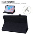thumbnail image 3 of Galaxy Tab S8 Ultra Case (14.6 Inch) - TECH CIRCLE [Embossed Flower Pattern] Fold Stand Protective Leather Classic Flip Case for Samsung Galaxy Tab S8 Ultra 2022 (SM-X900/X906) Tablet, Black, 3 of 4