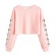 thumbnail image 1 of Camisetas de Manga Larga de las Mujeres Moda Impresa Suelta Casual Cuello Redondo Suéter Deportivo Superior, 1 of 5