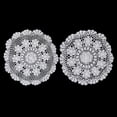 thumbnail image 3 of Handmade Crochet Cotton Pmats Doilies for Home/Coffee Shop/Wedding Table Mat Decorative Crafts (15.75inch, 19.69inch) - 40cm, 3 of 10
