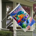 thumbnail image 3 of EGmoda Monstruos a la Obra Bandera impresa con temática, regalo perfecto para fanáticos, amigos y familiares, y adecuada para actividades al aire libre e interiores, decoraciones de fiesta. 120*180CM, 3 of 6