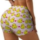thumbnail image 1 of Fotbe Ducks And Pink Heart Shorts Sin Costuras – Shorts Deportivos de Cintura Alta para Mujer, Elásticos para Gimnasio, Yoga, Running o Ciclismo-Medium, 1 of 8