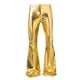 thumbnail image 5 of Pantalones acampanados de pierna ancha para hombre - Sin elasticidad - Ligeros - Informales para fiesta - Poliéster, 5 of 8