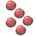 thumbnail image 3 of Thread Cup Wire Wheel Brush, Wire Cup Brush Durable Excellent Performance  for Outdoor, 3 of 8