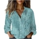 thumbnail image 1 of Blusas para las Mujeres Casual Verano Color Sólido V-Cuello Botón Delantero Suelto Ajuste Túnica, Camisa de Vaquero Vestido Mujeres No Están Incluidas Aquí, 1 of 6