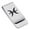 Silver, variant on Stainless Steel Pisces Zodiac Sign (Two Fishes) Classic Slim Money Clip Credit Card Holder