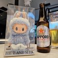 thumbnail image 1 of Labubu Merlion Singapore limited Milan Labubu pink mokoko 1st Fall In Wild The Monsters Macaron Vinyl toys Lisa series completas, 1 of 5