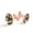 Color 3, variant on Men's Classic Stainless Steel, Watermelons Love Pattern Cufflinks Business Wedding Shirts, Rose Gold