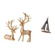 thumbnail image 5 of Escultura de ciervo, estatua de , escultura de resina, adorno de animal, figura de mesa, diseño único, adecuada para dormitorio, sala de estar,, 5 of 8