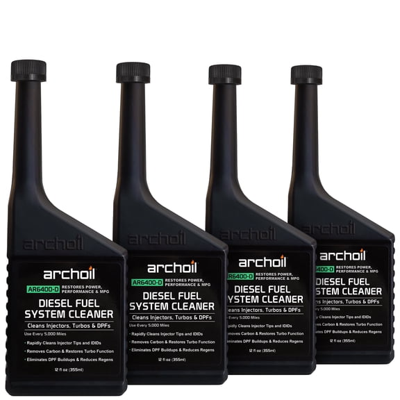 Archoil AR6400-D Diesel Fuel System Cleaner (Four Pack) - Cleans Injectors, Turbo & DPF