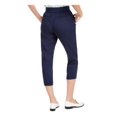 thumbnail image 2 of Maison Jules Womens Cropped Mid-Rise Paperbag Pants, 2 of 2