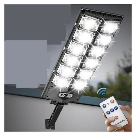 

Solar Lights Solar Street Lights Outdoor Solar Flood Light With 3 Light Mode Remote Control Waterproof Motion Sensor Lighting For Garden Patio Path -------- Super Bright & Energy Efficient