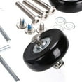 thumbnail image 3 of Panxico Outils de Perceuse et Accessoires Roulements Roues Roulettes Remplacement Pivotant en Caoutchouc Valise Outils & Amélioration de la Maison Noir, 3 of 6