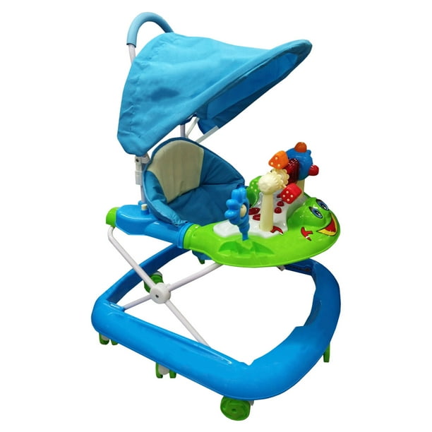 Andadera ConToldo BabyTek Ranita Verde/Azul