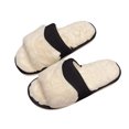thumbnail image 7 of Agkizg Womens Fuzzy Slippers, House Slippers, Open Toe One Strap House Slippers Fuzzy Lined Flat Casual Indoor Bedroom Daily Slippers, 7 of 7