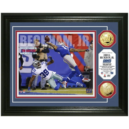 Odell Beckham Jr. New York Giants TD Catch Gold Coin Photomint - No (Odell Beckham Best Catches)