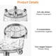 thumbnail image 5 of Organizador de brochas de maquillaje JUPITER WARRIOR Warrior Gray, 5 of 7