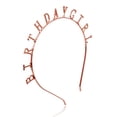thumbnail image 2 of Diadema Minnieouse con letras para cumpleaños Accesorio para el cabello oro rosa, 2 of 6