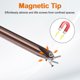 thumbnail image 4 of Uxcell 2pcs Destornillador Y3 Punta Y 6.3" Destornilladores Magnéticos 3.35" Acero Aleado S2 Tratado Térmicamente con Mango Ergonómico para Reparaciones de Hágalo Usted Mismo, Rojo Marrón, 4 of 7