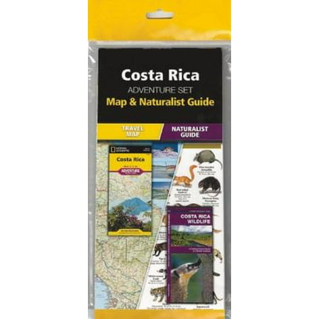 Costa Rica Adventure Set Map Amp Naturalist Guide