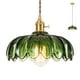 thumbnail image 1 of Lámpara colgante XZHGCEE vintage de cristal verde para isla de cocina, 1 of 8