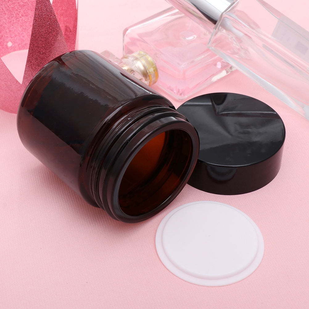 Mobutofu portable refillable liquid containers Cream Bottle Glass 6Pcs