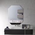 thumbnail image 3 of RADIANCE Goods Verical/Horizontal Hanging Rectangular-Octagon Frameless Wall Mirror 32" Height, 3 of 6