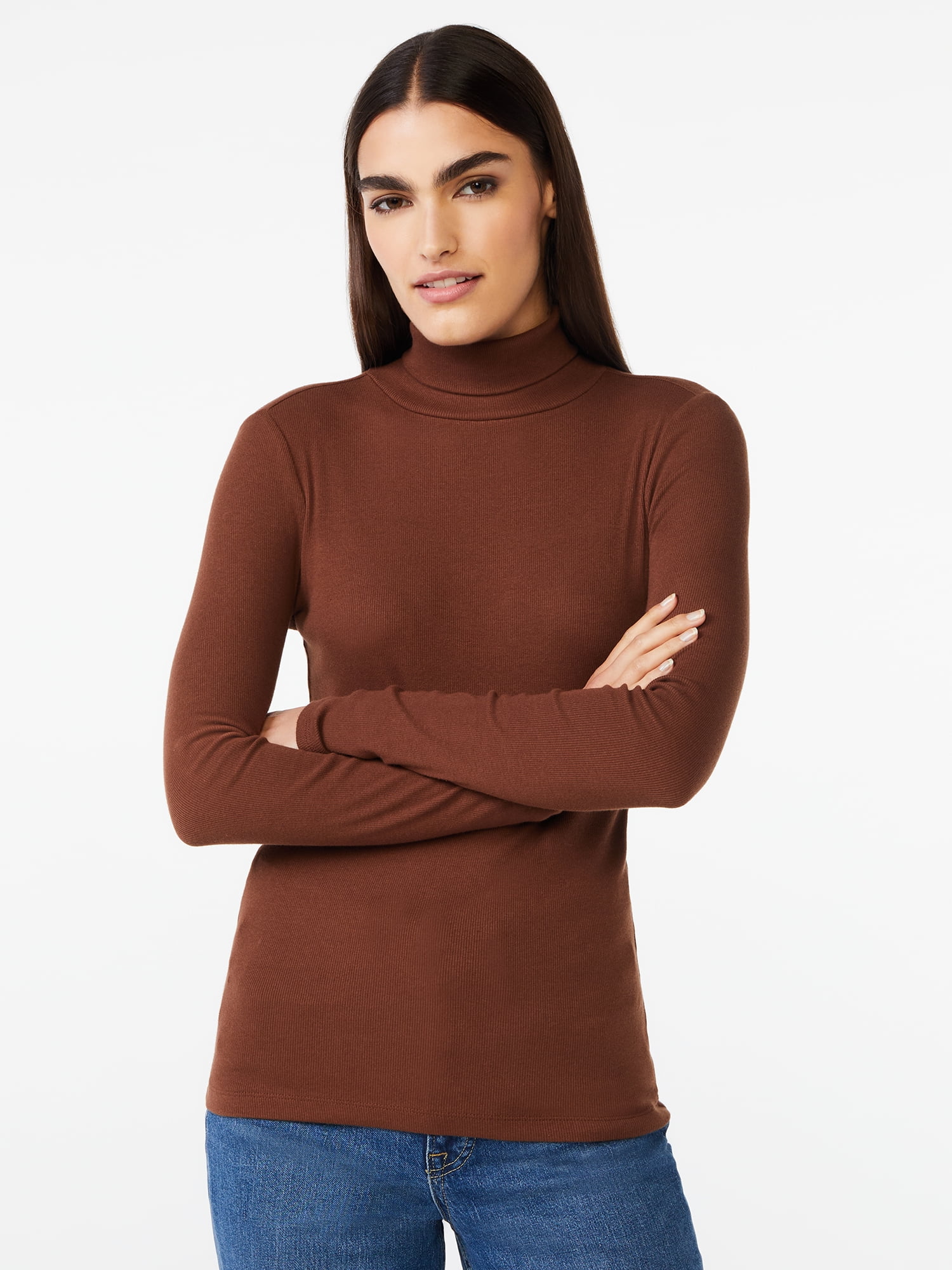 Warm Water Resistant Turtleneck Sweater for Women