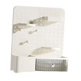 thumbnail image 2 of Organizador de papelería, portalápices, organizador de papelería, tablero perforado Blanco crema, 2 of 8