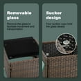 thumbnail image 4 of PayLessHere 3 Pieces Wicker Bistro Set Outdoor Patio Set,Khaki, 4 of 7