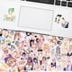 thumbnail image 4 of 50 pegatinas de chica de anime, impermeables, para portátil, teléfono, botella de agua, ordenador, equipaje, casco, monopatín, coche, BP-0000191, 4 of 8