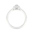 thumbnail image 3 of Imperial 1/3 Ct TDW Pear Diamond Double Halo Engagement Ring in 10K White Gold (H-I, I2), 3 of 4