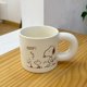 thumbnail image 2 of Taza de cerámica con forma de Snoopy y Charlie Brown, taza de agua, taza de café, estilo pareja, regalo de cumpleaños para novia, 2 of 4