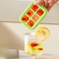 thumbnail image 4 of Kieccall Covered Ice Cube Box Sealed Freezer Container Stackable Storage Design for Household Daily Ice Production Storage, 4 of 6