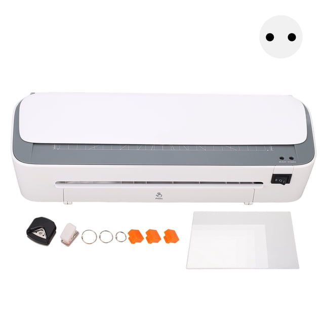 Laminator Machine A4 Desktop Hot Cold Laminating Thermal with Paper Cutter Corner Rounder for Office School Business EU Plug 220‑240V 280W