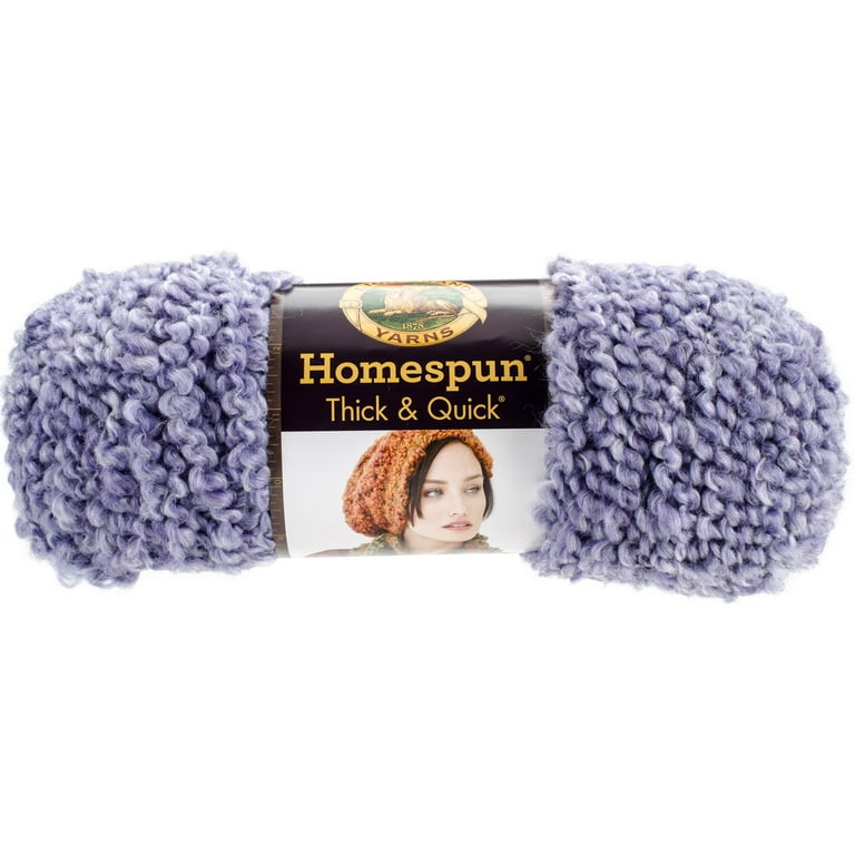 Lion Brand Homespun Yarn - Purple Aster