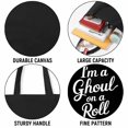 thumbnail image 3 of I'm a Ghoul on a Roll Pattern Costume Cool Easy Animal Halloween Gift Canvas Bag 2Pcs, 3 of 5