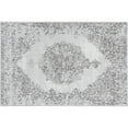 thumbnail image 3 of Traditional 2x3 Area Rug (2' x 3') Medallion White, Gray Indoor Scatter Easy to Clean, 3 of 8
