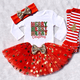 thumbnail image 1 of Feliz Navidad Bebé recién nacido Niñas Navidad Romper Tutu Vestido Traje Recién Nacido Infante 1er Princesa Romper Vestido, 1 of 5
