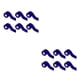 thumbnail image 3 of Cinta de kinesiología Wosthever 6 rollos protección muscular efectiva azul 3.8 cm * 5m 2Conjunto, 3 of 6