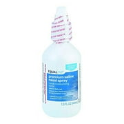 Equaline Premium Saline Nasal Moisturizing Spray, 1.5 oz, 3 Pack