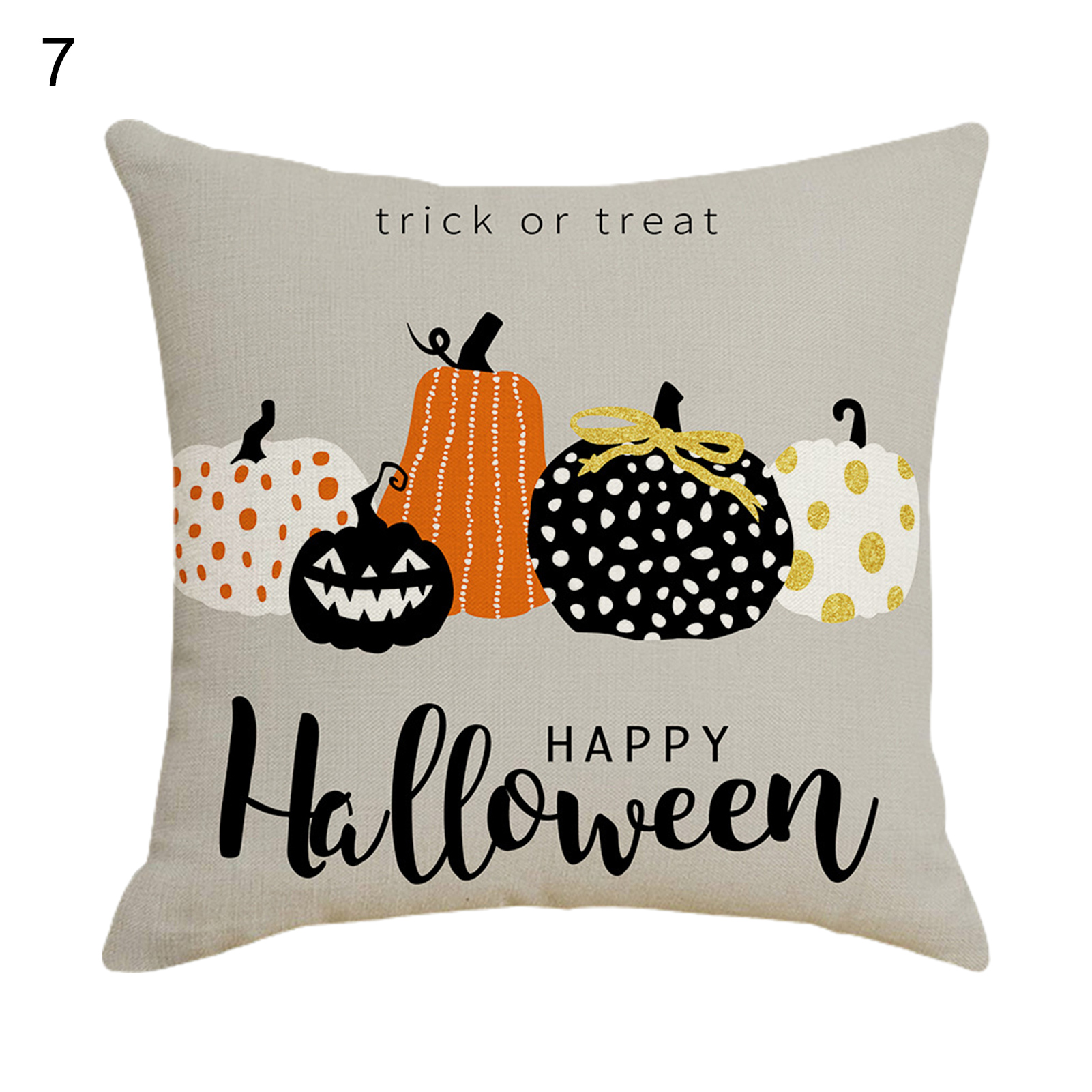 TOPOINT 18×18 Inch Halloween Pillow Covers Halloween Decorations